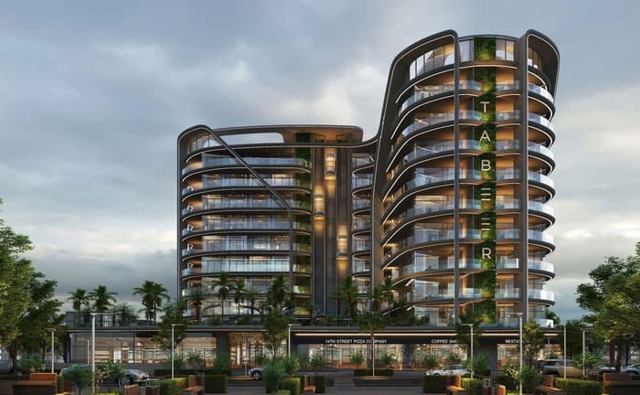 Parkside Boulevard exterior view - Arjan, Dubai - by Tabeer Real Estate Development LLC
