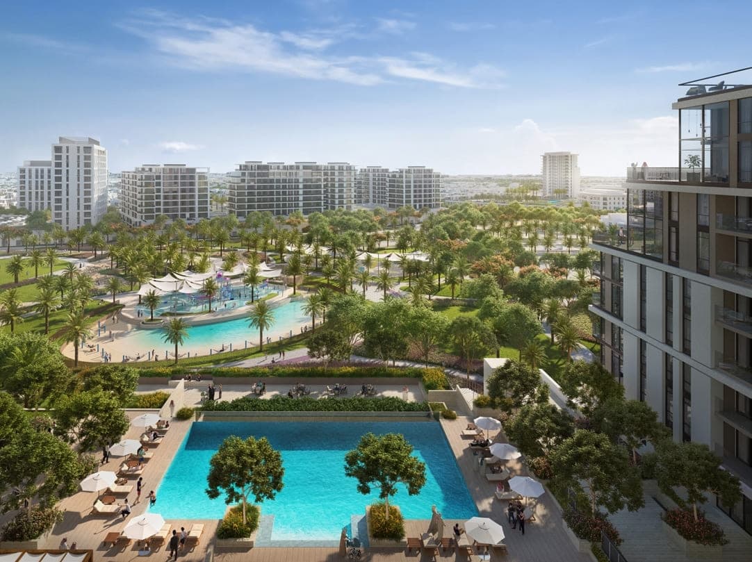 Parkside Views amenity Swimming Pool & Kids’ Pool - Dubai Hills, Dubai - by Emaar