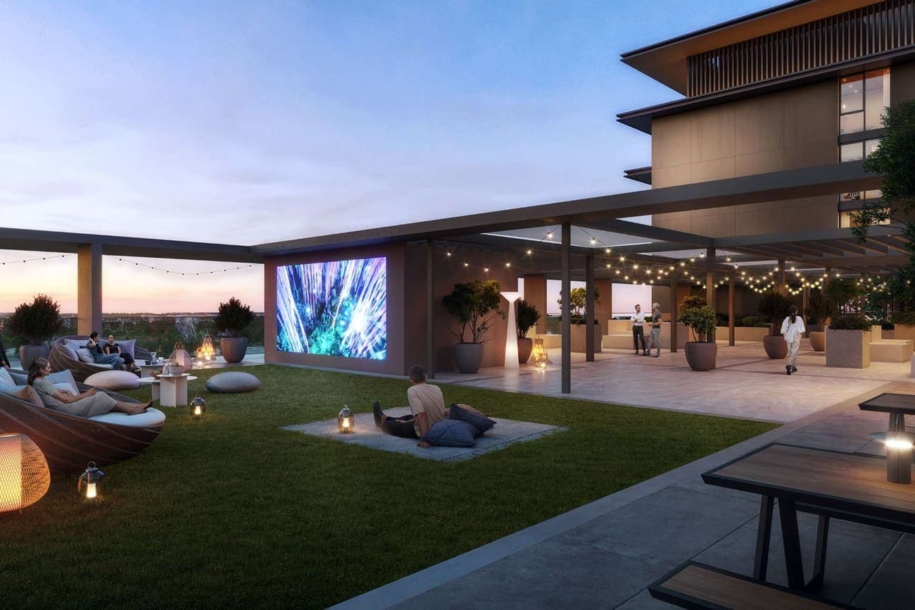 Parkwood Emaar amenity Outdoor Cinema - Dubai Hills, Dubai - by Emaar
