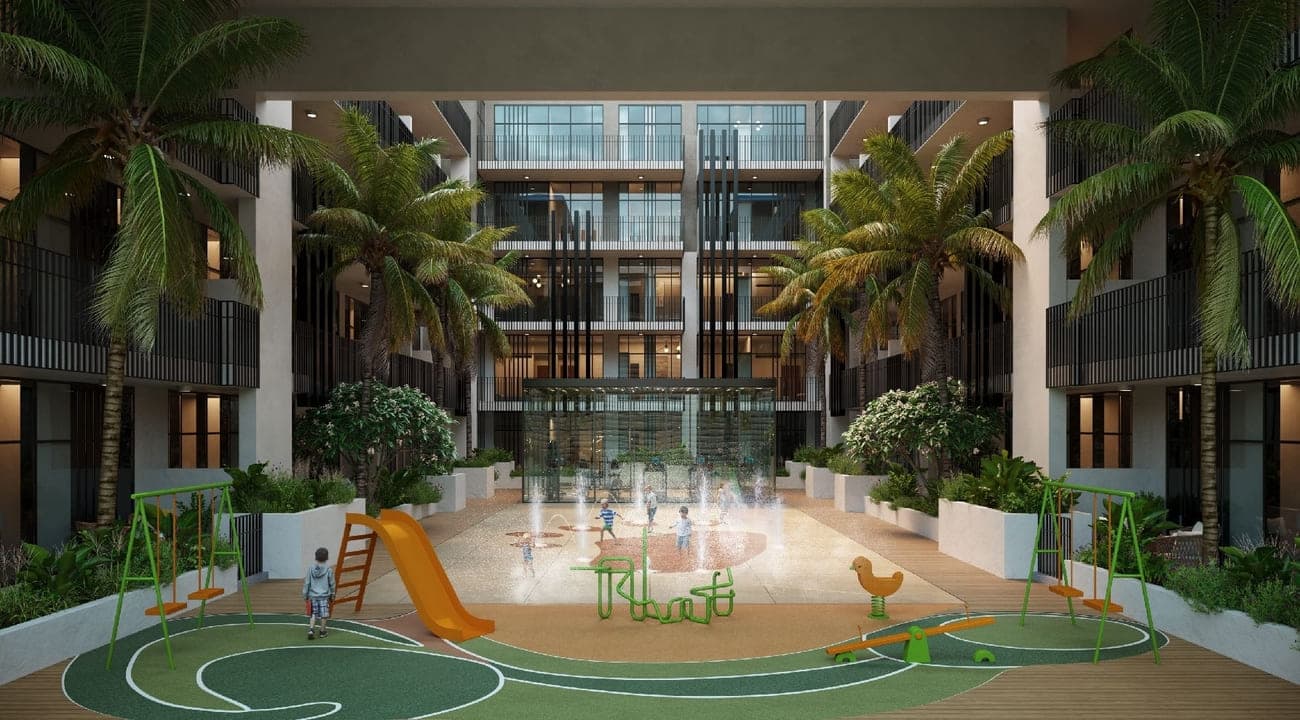 Parkwood Residences amenity Splash Water Area & Kids Play Area - JVC (Jumeirah Village Circle), Dubai - by AG Properties