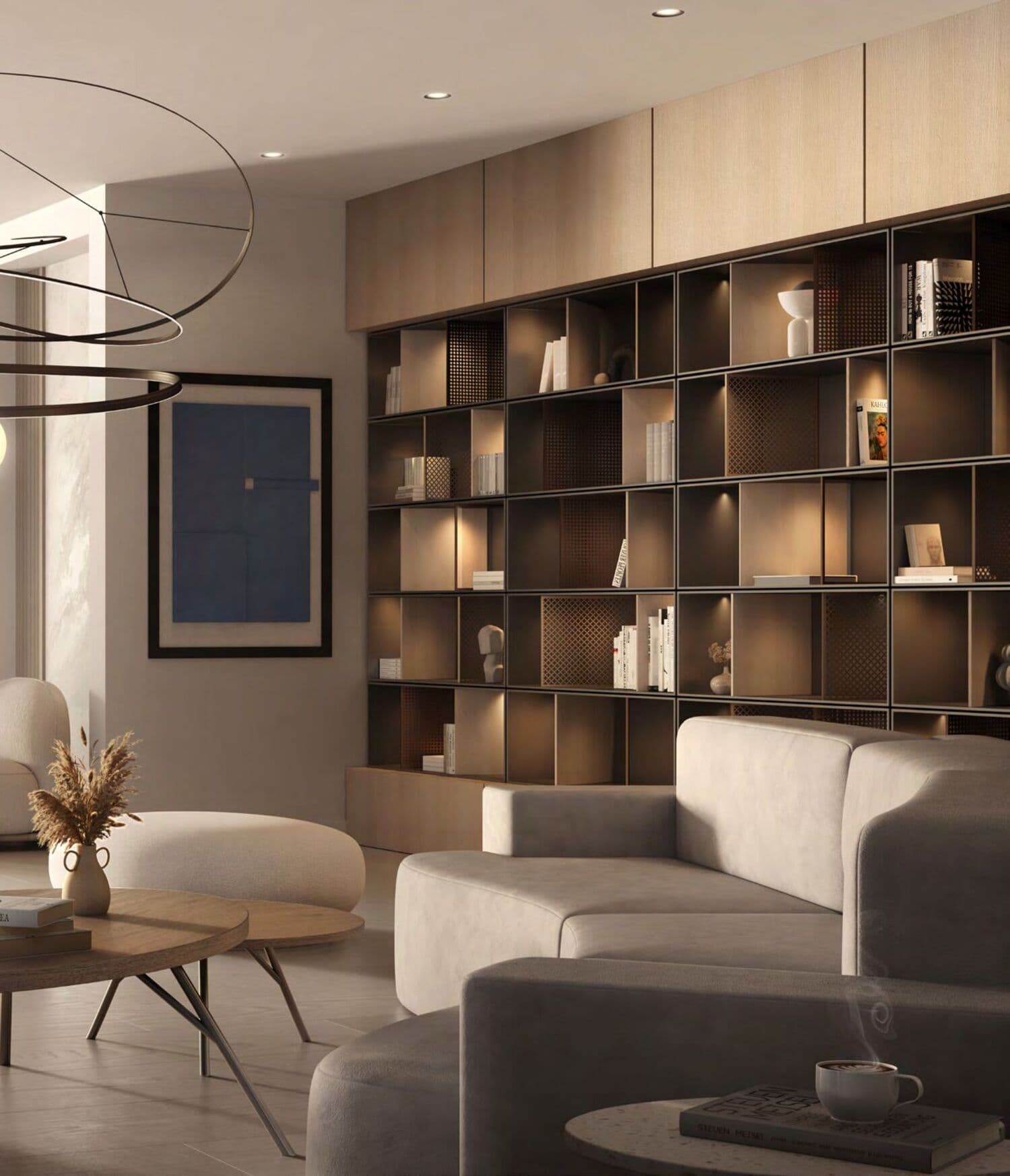 Passo by Beyond amenity Arrival Lounge & Library - Palm Jumeirah, Dubai - by Beyond Developments