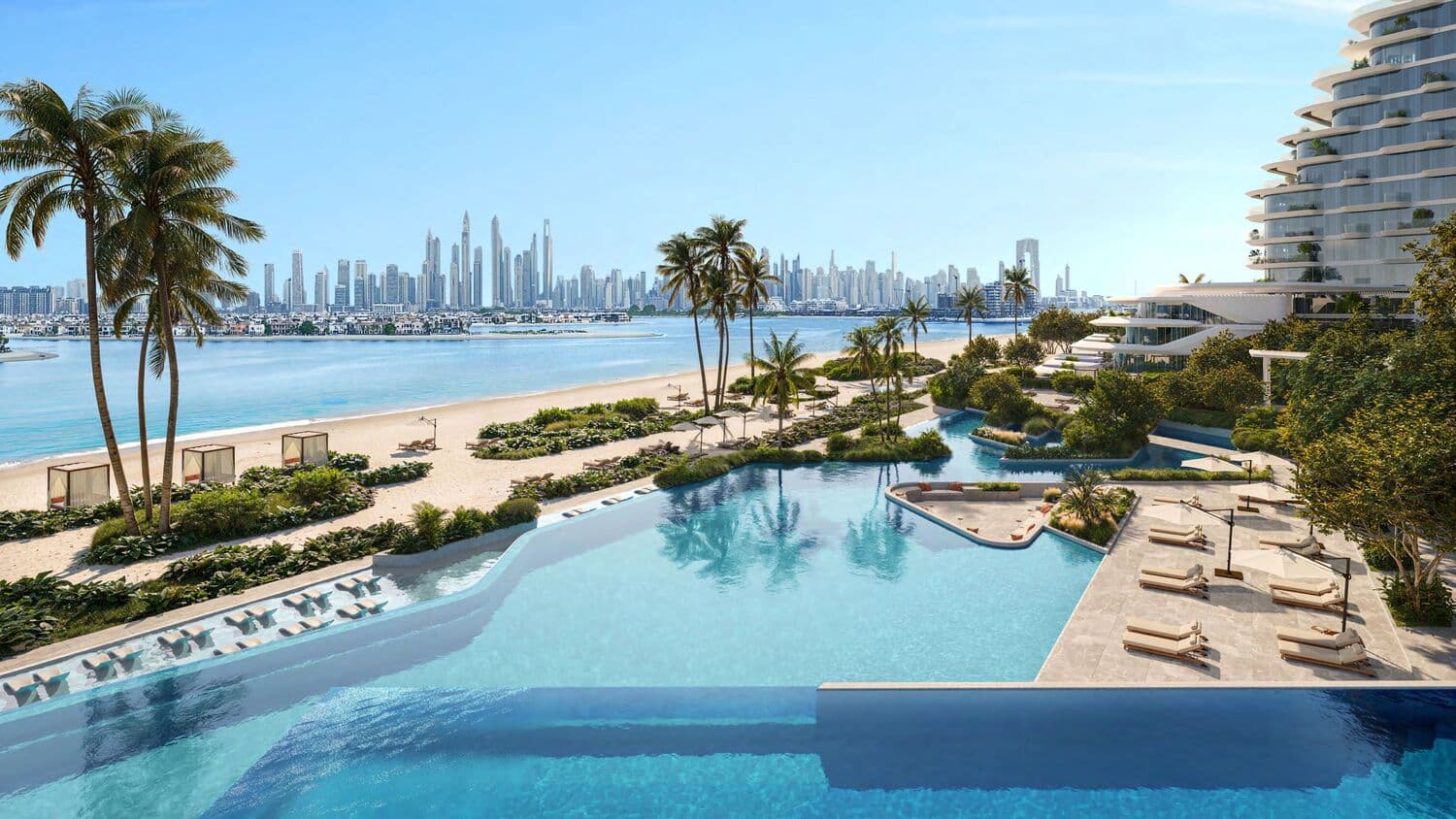 Passo by Beyond amenity Sky Pool & Garden - Palm Jumeirah, Dubai - by Beyond Developments