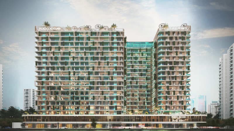 Peace Lagoons 2 exterior view - Dubailand Residence Complex, Dubai - by Peace Homes Development