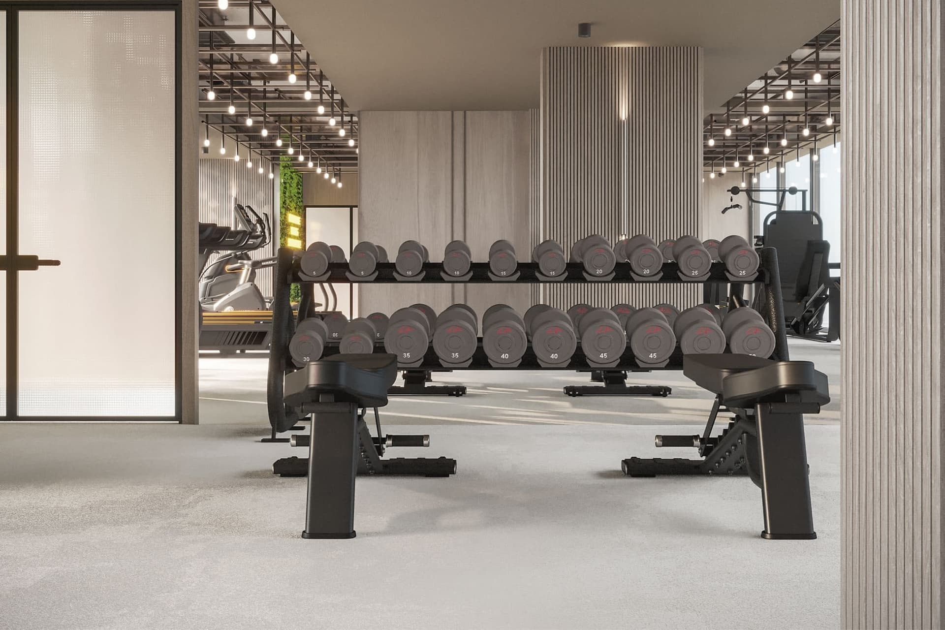 Pearl House amenity Rooftop Gym in JVC (Jumeirah Village Circle), Dubai, by Imtiaz Development