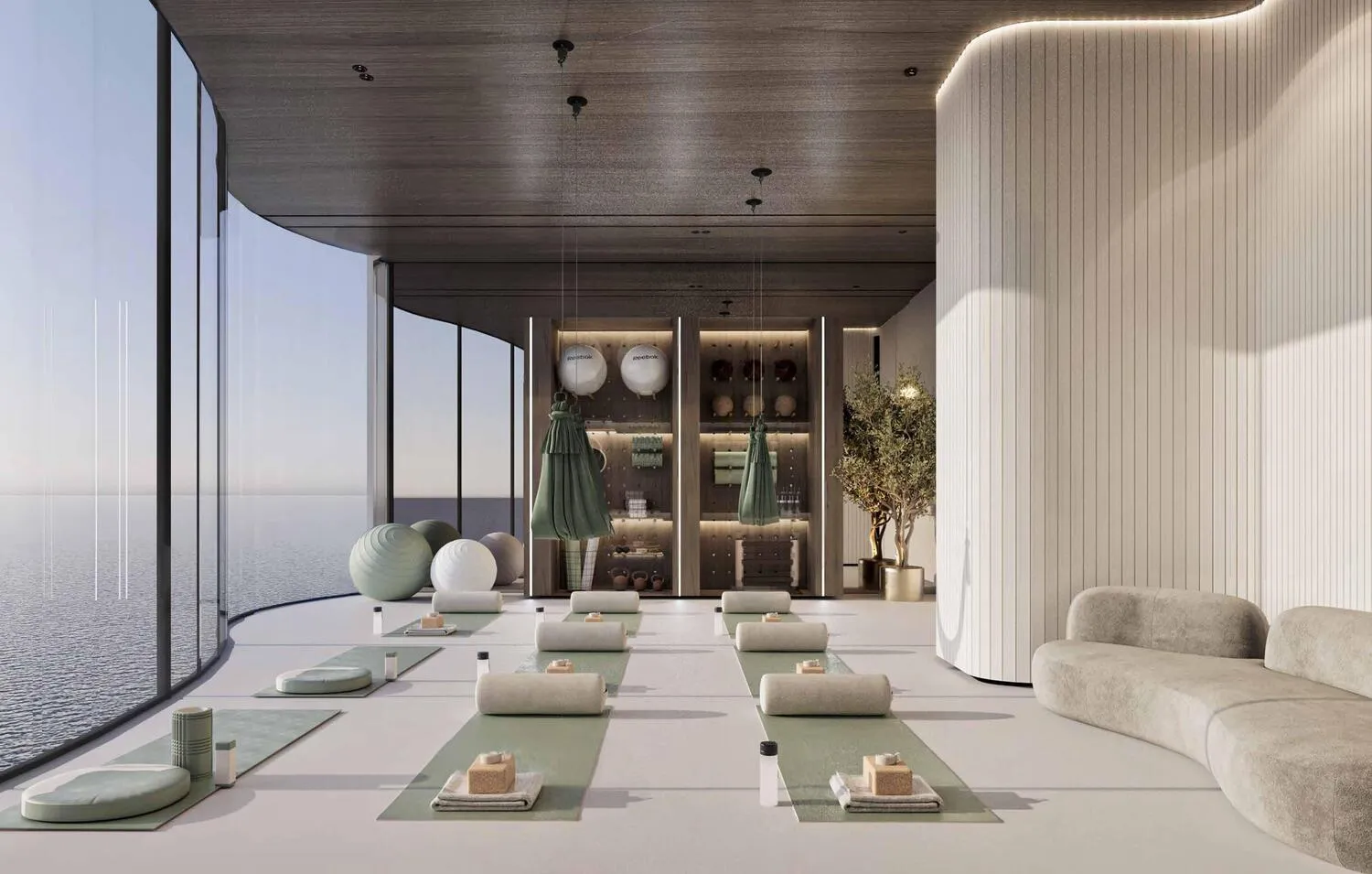 Pearl House IV amenity Yoga Studio - JVC (Jumeirah Village Circle), Dubai - by Imtiaz Development