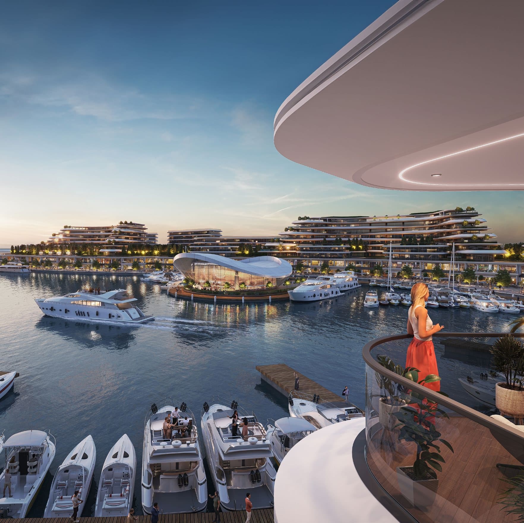 Pearlside Marina Residences amenity Yacht Club - Siniya Island, Dubai - by Sobha