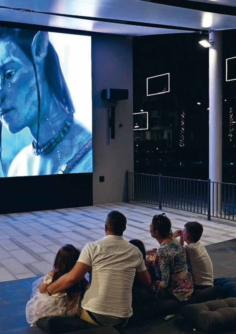 Pearlz amenity Outdoor Cinema - Al Furjan, Dubai - by Danube