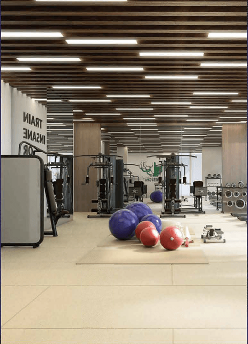 Pearlz amenity State-Of-The-Art Fintess Center in Al Furjan, Dubai, by Danube