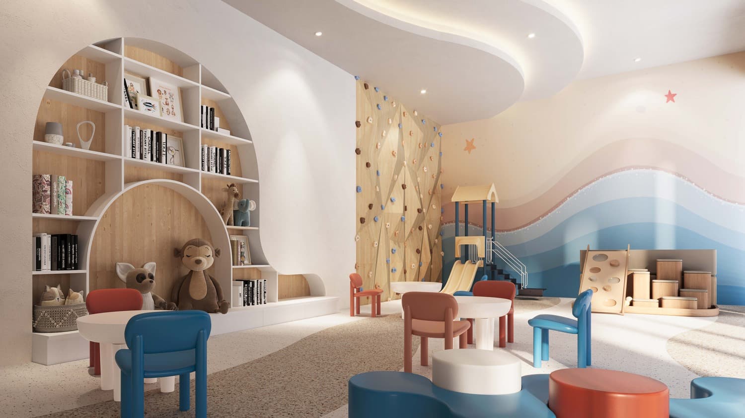 Pelagia amenity Kids Play Area in Al Marjan Island, Ras Al Khaimah, by BNW Developments