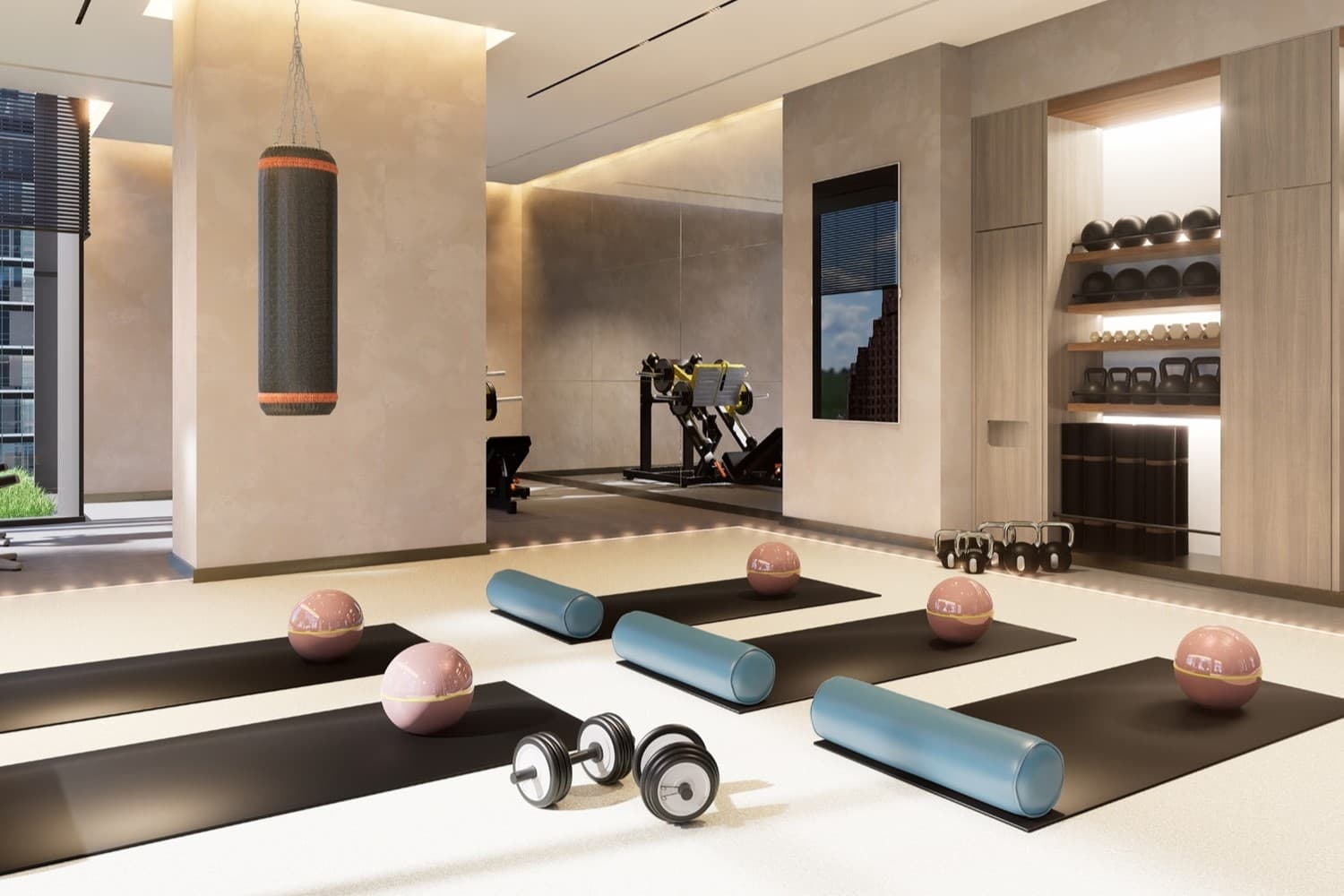 Pelagos by IGO amenity Fully Equipped Gym - Jumeirah Beach Residence (JBR), Dubai - by Invest Group Overseas (IGO)