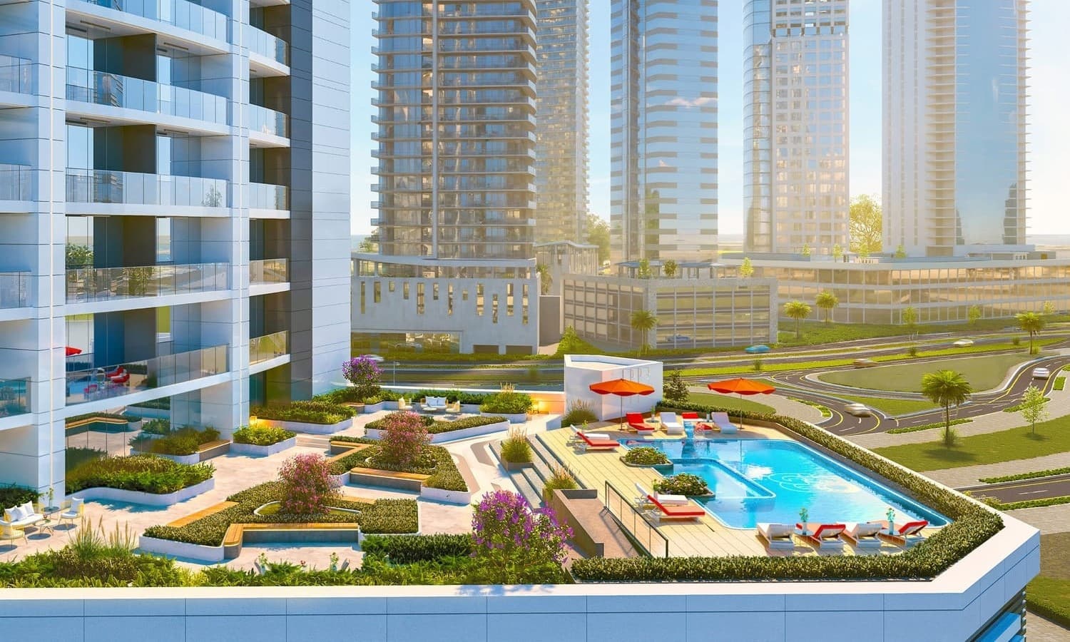 Pelagos by IGO amenity Outdoor Seating Area - Jumeirah Beach Residence (JBR), Dubai - by Invest Group Overseas (IGO)
