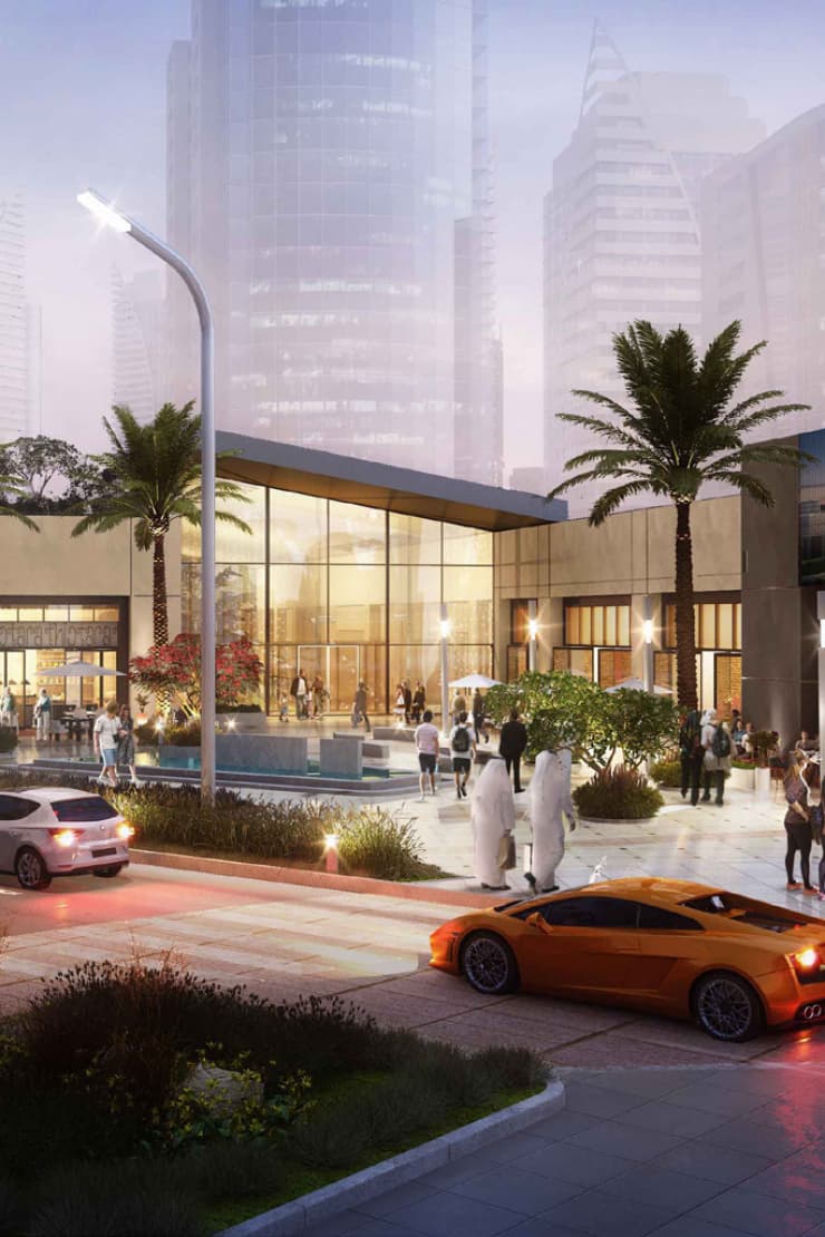 Peninsula Four - The Plaza amenity Market Place - Business Bay, Dubai - by Select Group