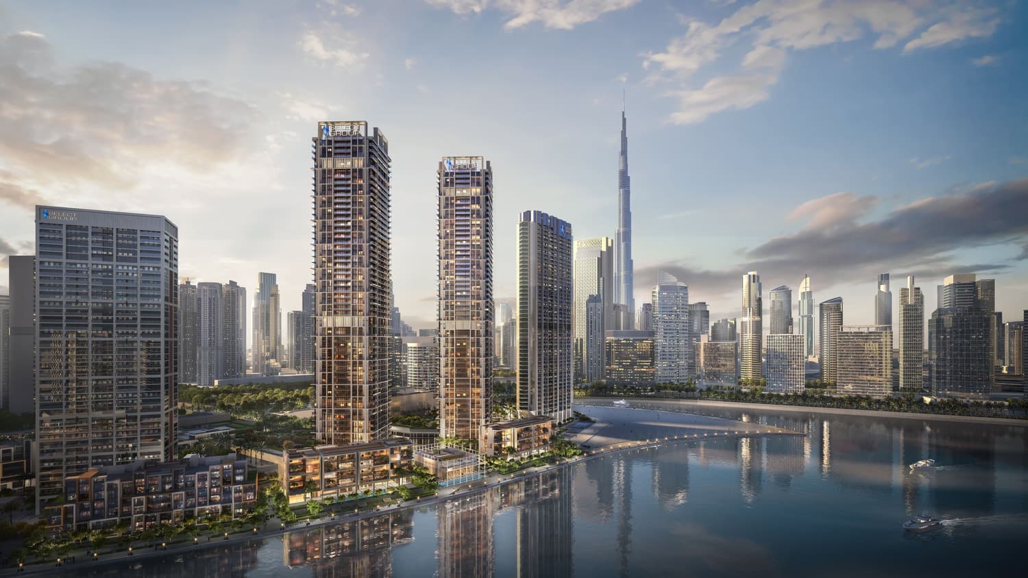 Peninsula Four - The Plaza exterior view - Business Bay, Dubai - by Select Group