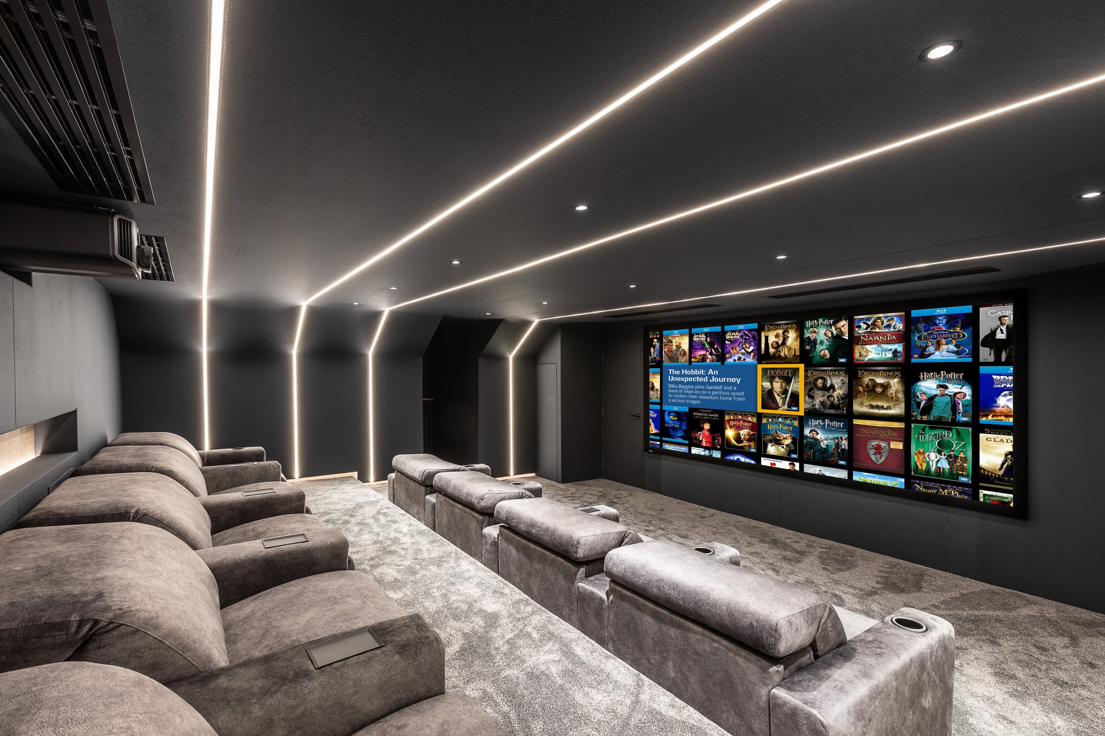 Peninsula Jumeirah living Business Bay amenity Cinema Room - Business Bay, Dubai - by Select Group