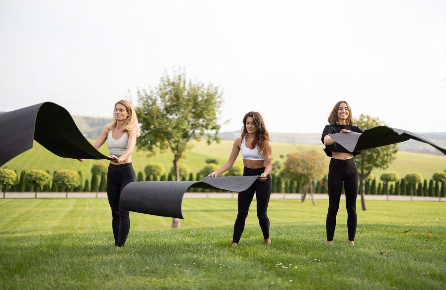 Perla 3 amenity Yoga Garden - Yas Island, Dubai - by Reportage Properties