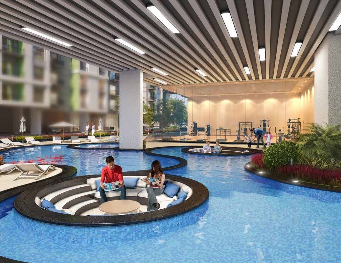 Petalz amenity Water Lounge in Dubai International City, Dubai, by Danube