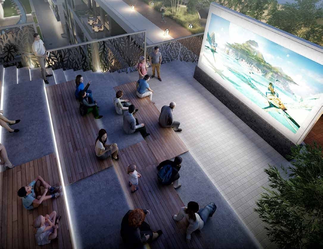 Petalz amenity Outdoor Cinema in Dubai International City, Dubai, by Danube