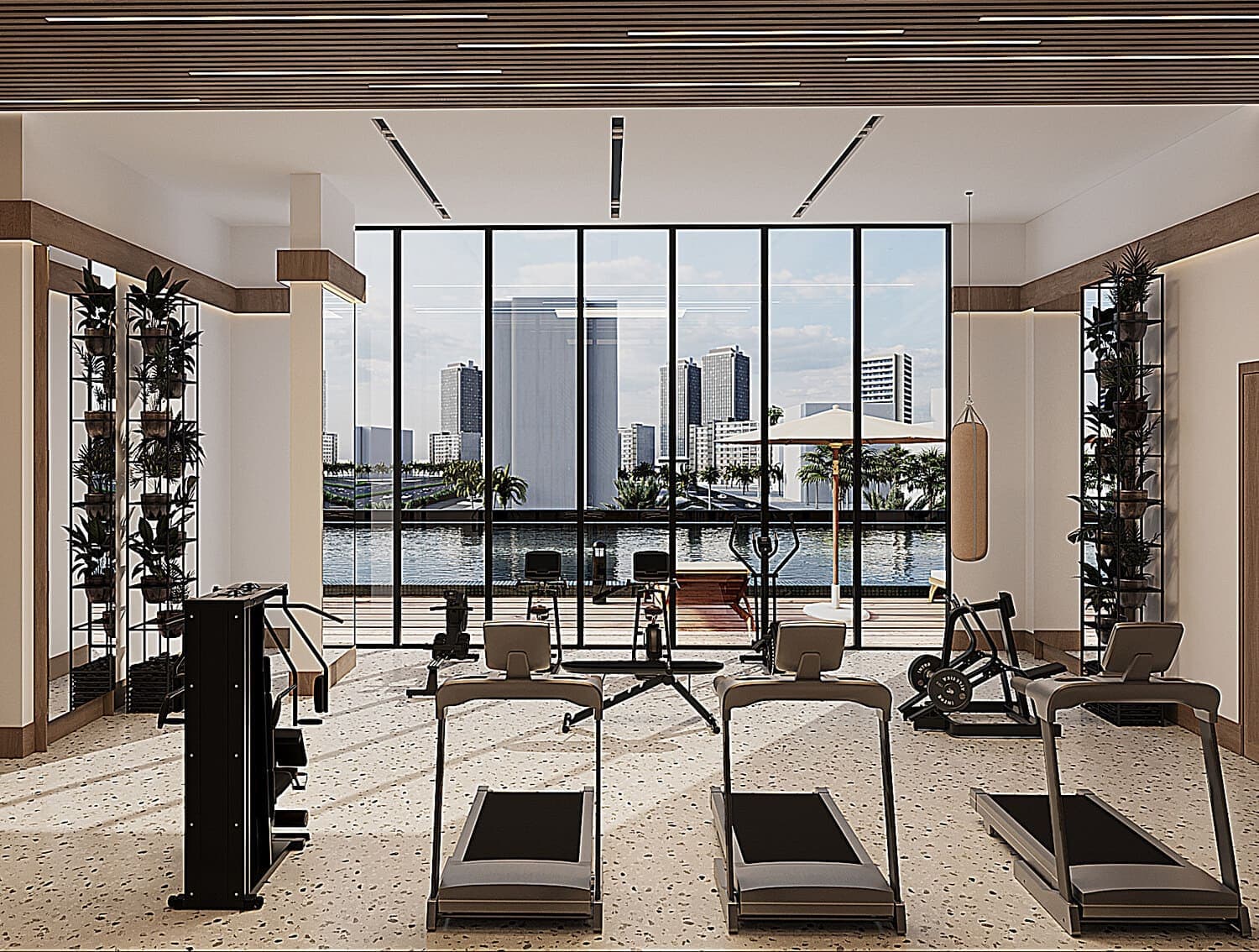 PG One amenity Gym - Al Furjan, Dubai - by Pure Gold Living
