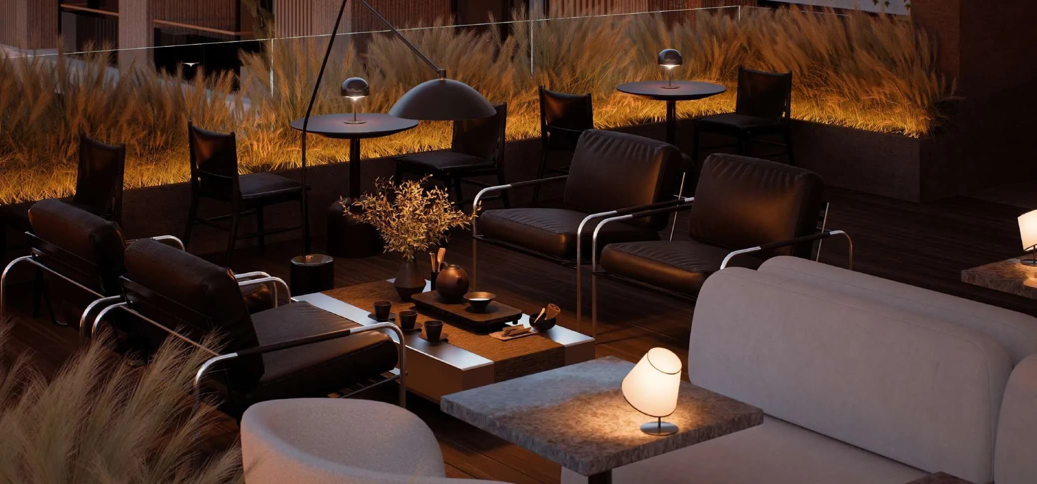 PGD Aparthotel amenity Rooftop Lounge Area - Badung, Dubai - by Premier Global Development
