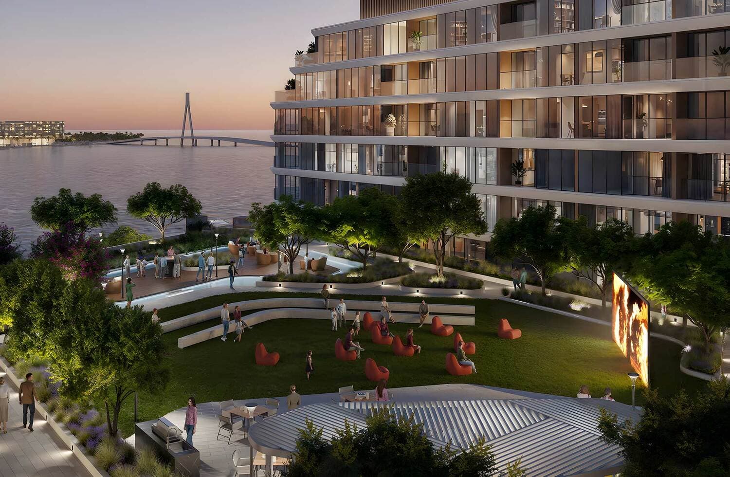 Pierside Marina Residences amenity Communty Centre - Siniya Island, Dubai - by Sobha