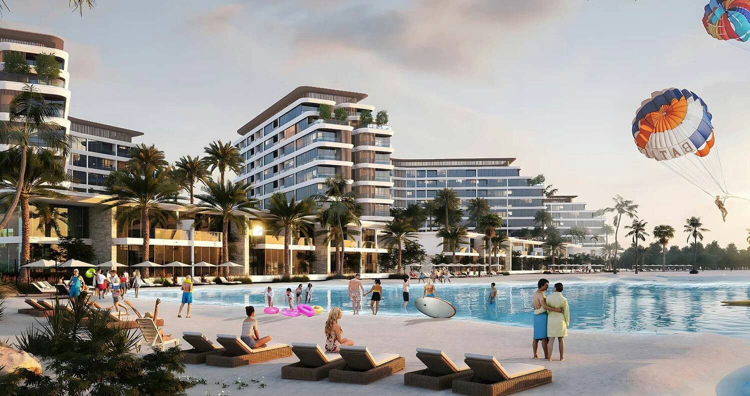 Pierside Marina Residences exterior view - Siniya Island, Dubai - by Sobha