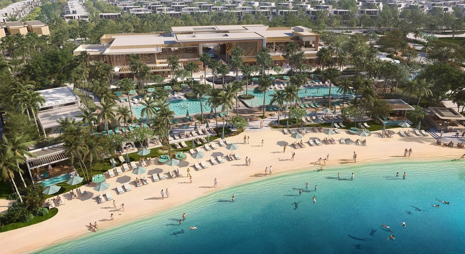 Plagette 32 amenity Private Beach - Tilal Al Ghaf, Dubai - by Majid Al Futtaim Properties