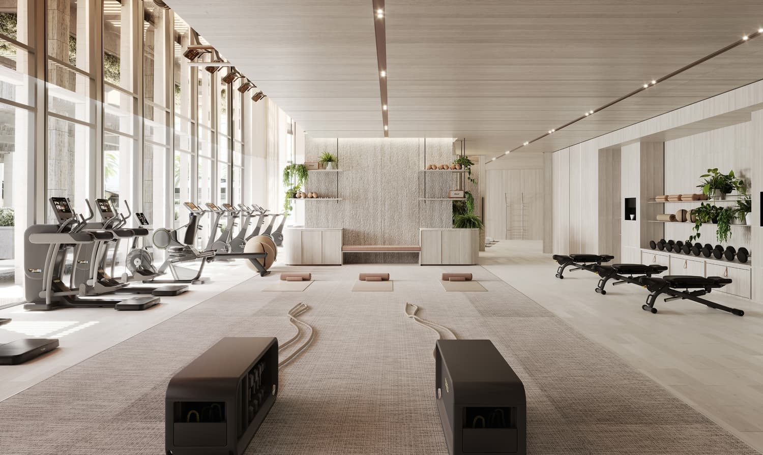Playa Del Sol amenity Gym - Al Marjan Island, Dubai - by Ellington