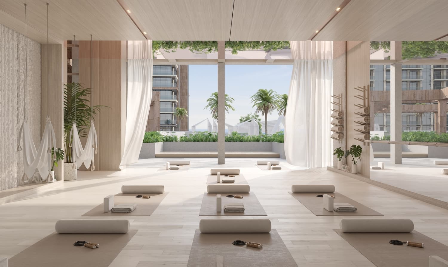 Playa Del Sol amenity Yoga Spaces - Al Marjan Island, Dubai - by Ellington