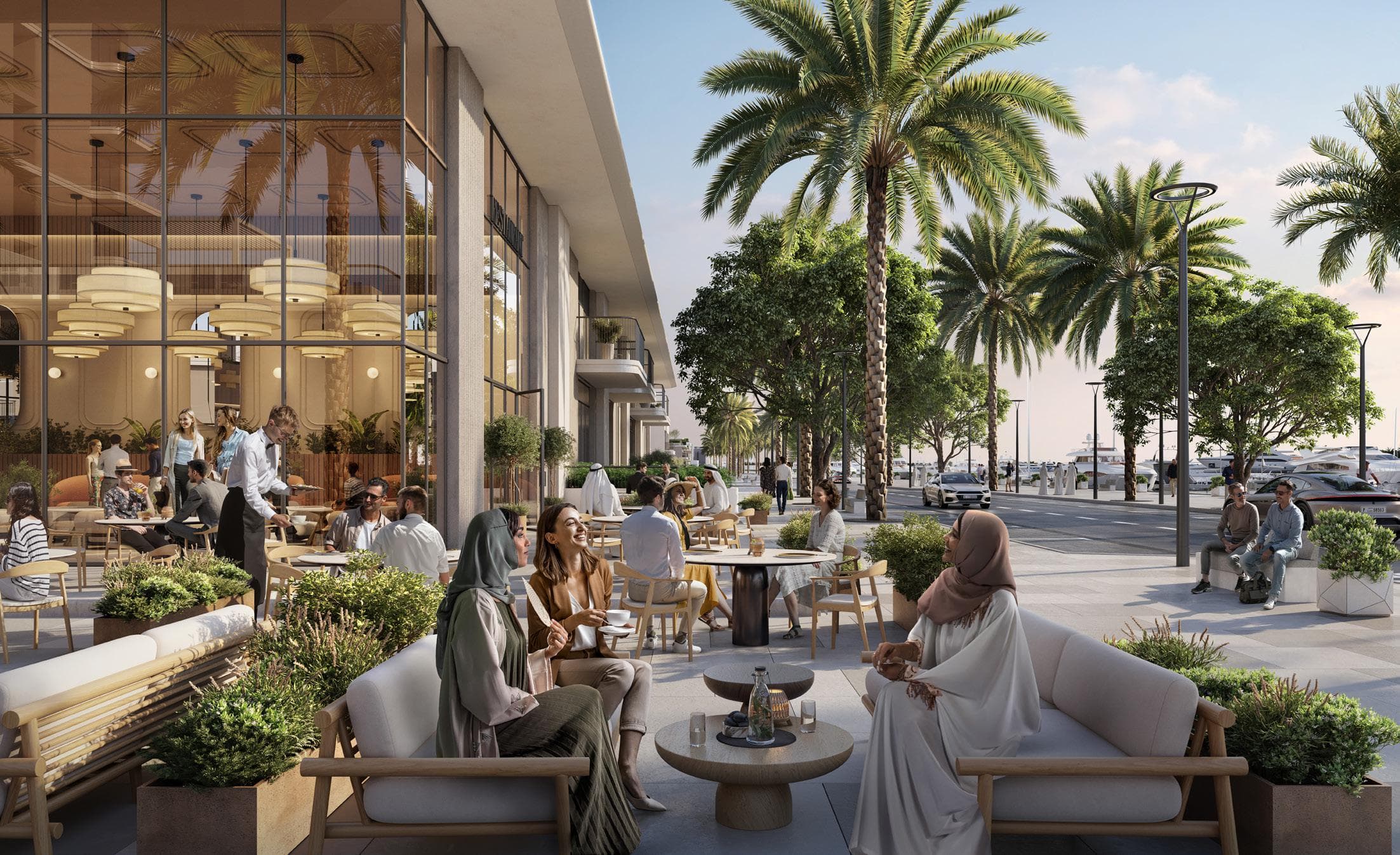 Porto View amenity Chic Retail Outlets - Mina Rashid, Dubai - by Emaar