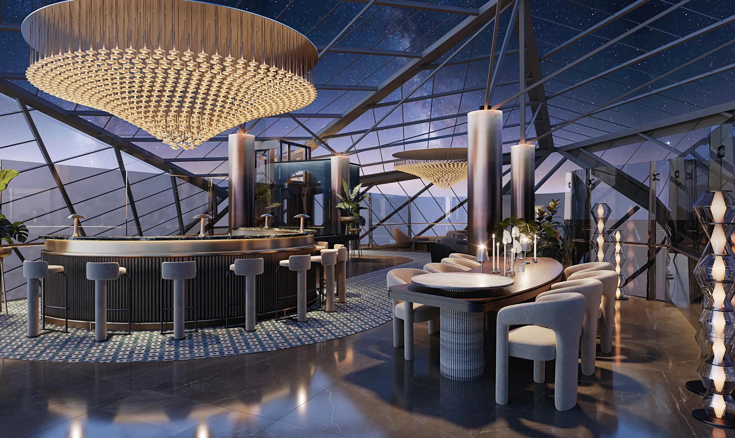 Portside Square amenity Clubhouse - Mina Rashid, Dubai - by Ellington