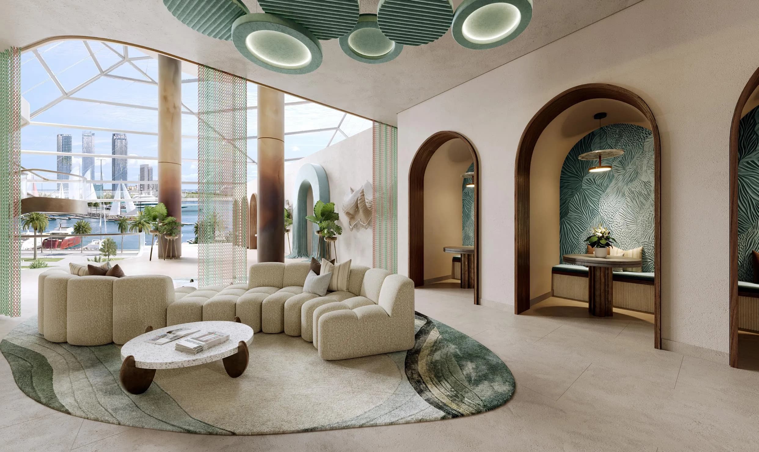 Portside Square amenity Co-working Space - Mina Rashid, Dubai - by Ellington