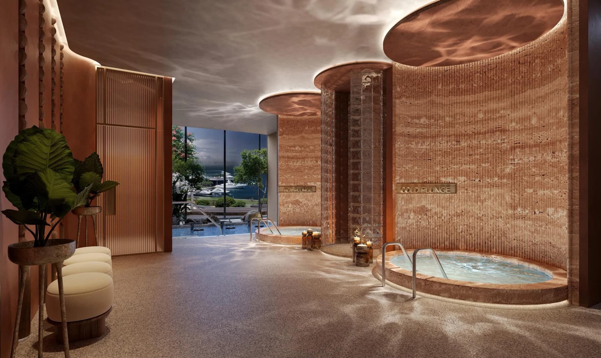 Portside Square amenity Spa in Mina Rashid, Dubai, by Ellington