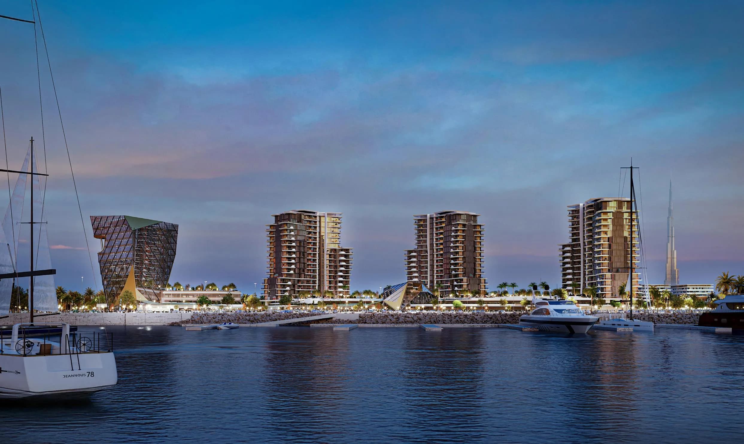 Portside Square exterior view - Mina Rashid, Dubai - by Ellington