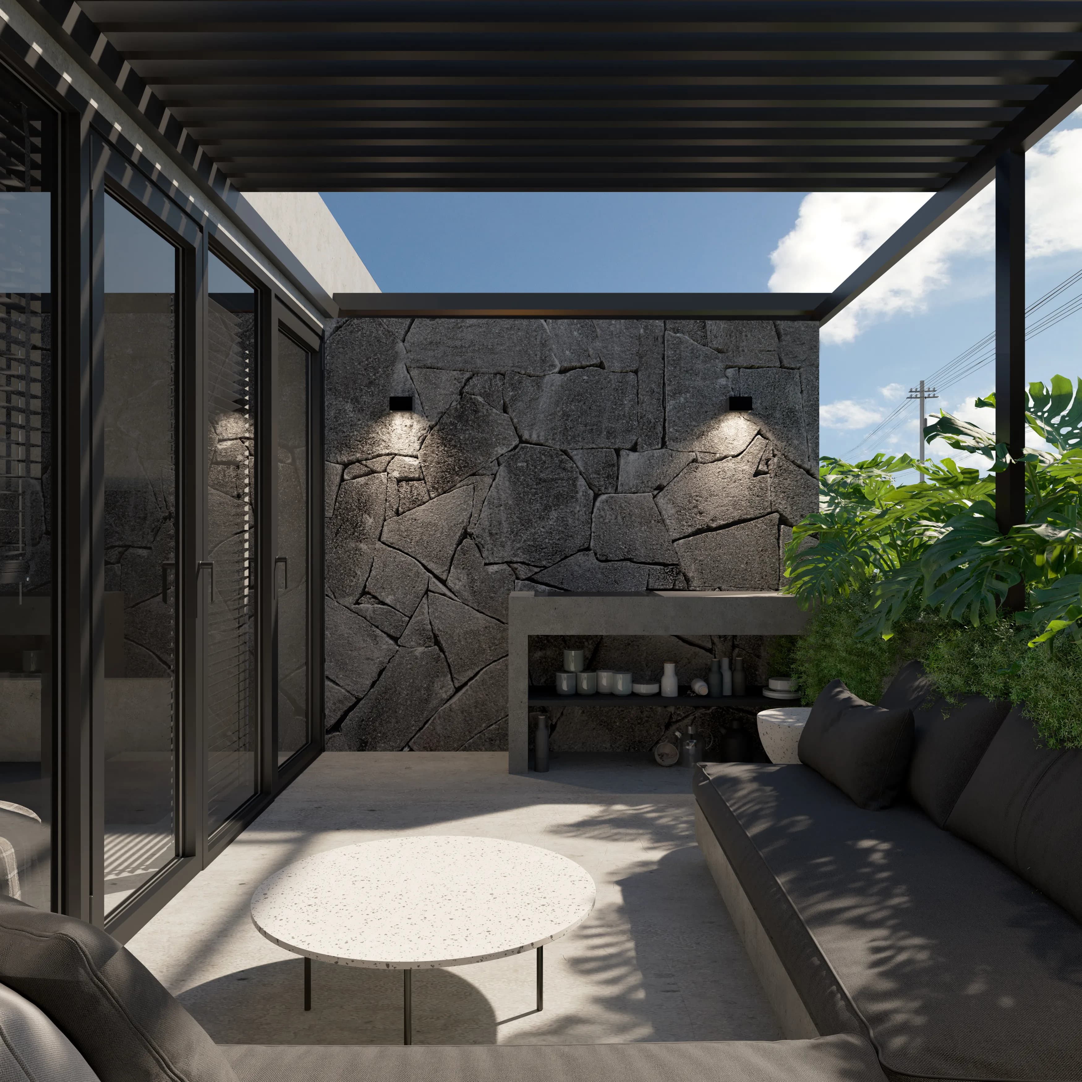 Predmet.Babakan amenity Private Terraces - Badung, Dubai - by PREDMET.CONSTRUCTION