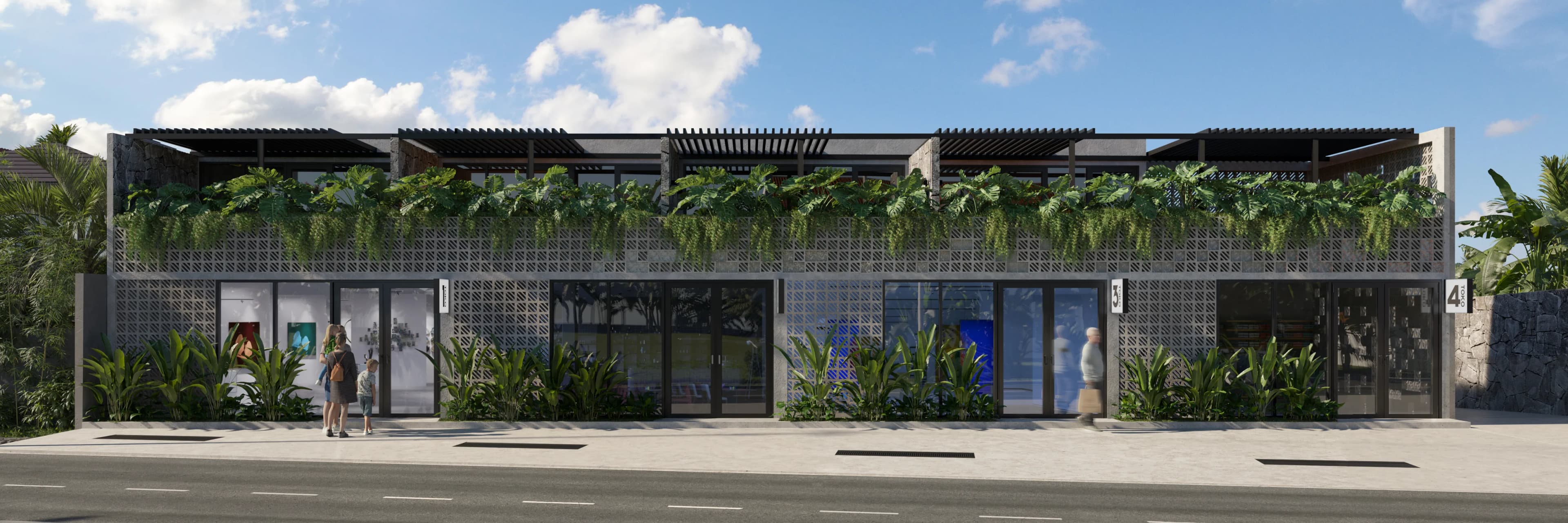 Predmet.Babakan exterior view - Badung, Dubai - by PREDMET.CONSTRUCTION
