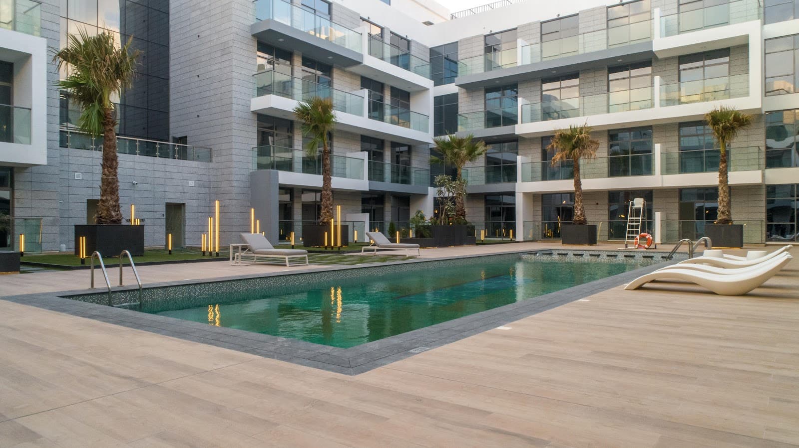 Prime View in Meydan amenity Swimming Pool - Meydan (Nad Al Sheba 1), Dubai - by Prescott