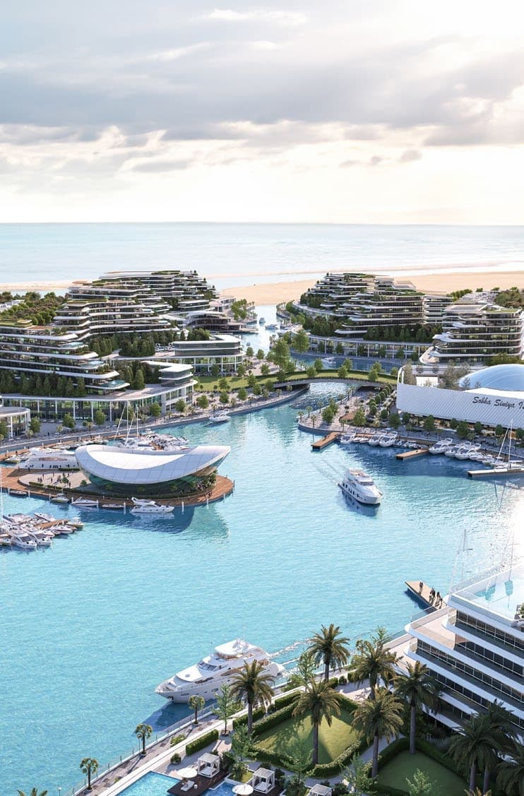 Pristine Beach Residences amenity Yacht Club - Siniya Island, Dubai - by Sobha