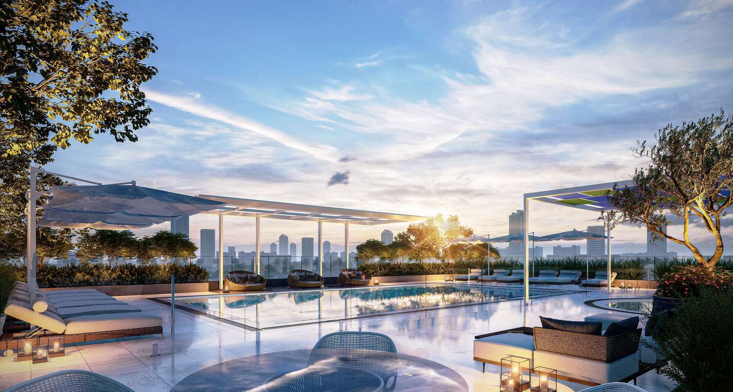 Privé Residence amenity Swimming Pool in Dubai Hills, Dubai, by Ginco Properties