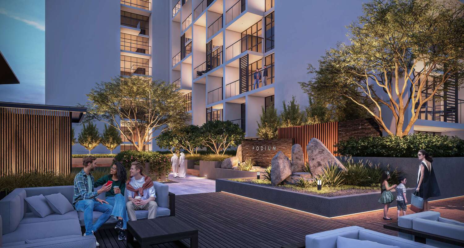 Privé Residence amenity Community Spaces in Dubai Hills, Dubai, by Ginco Properties
