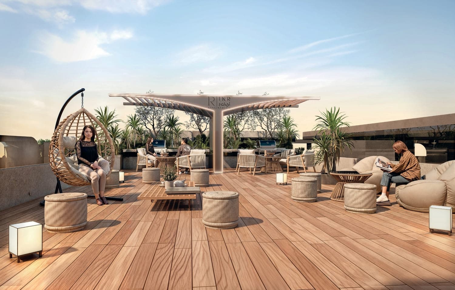 Provenza Residences amenity Bbq Area - JVC (Jumeirah Village Circle), Dubai - by IKR Development