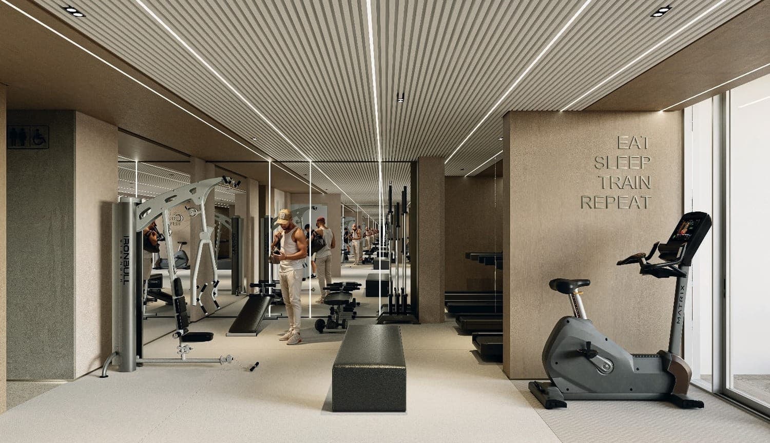 Provenza Residences amenity Fitness Studio - JVC (Jumeirah Village Circle), Dubai - by IKR Development