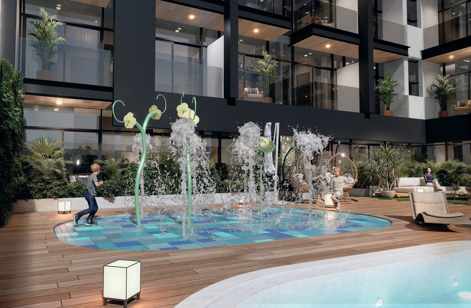 Provenza Residences amenity Splash Pad - JVC (Jumeirah Village Circle), Dubai - by IKR Development
