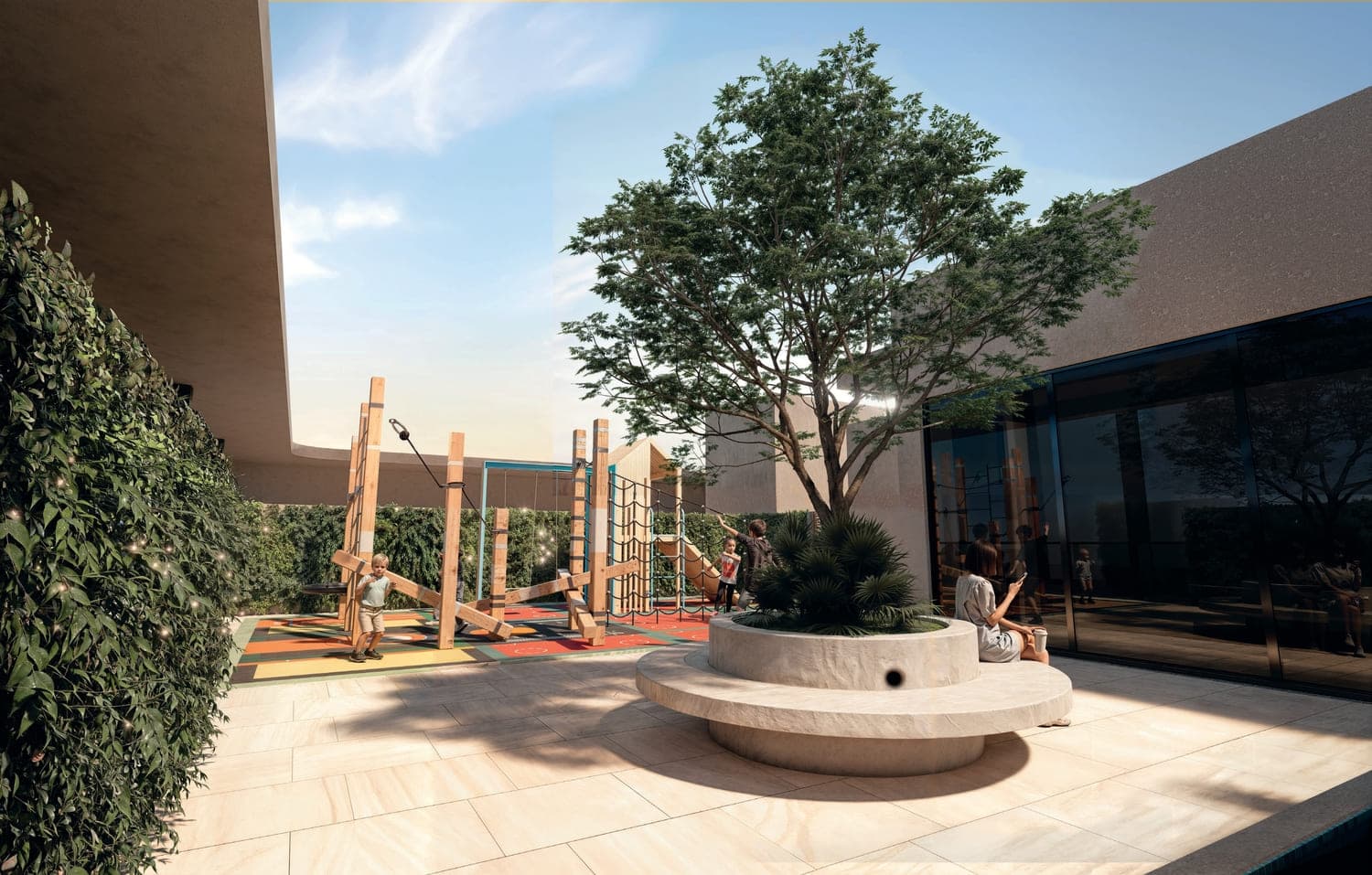 Provenza Residences amenity Zen Garden - JVC (Jumeirah Village Circle), Dubai - by IKR Development
