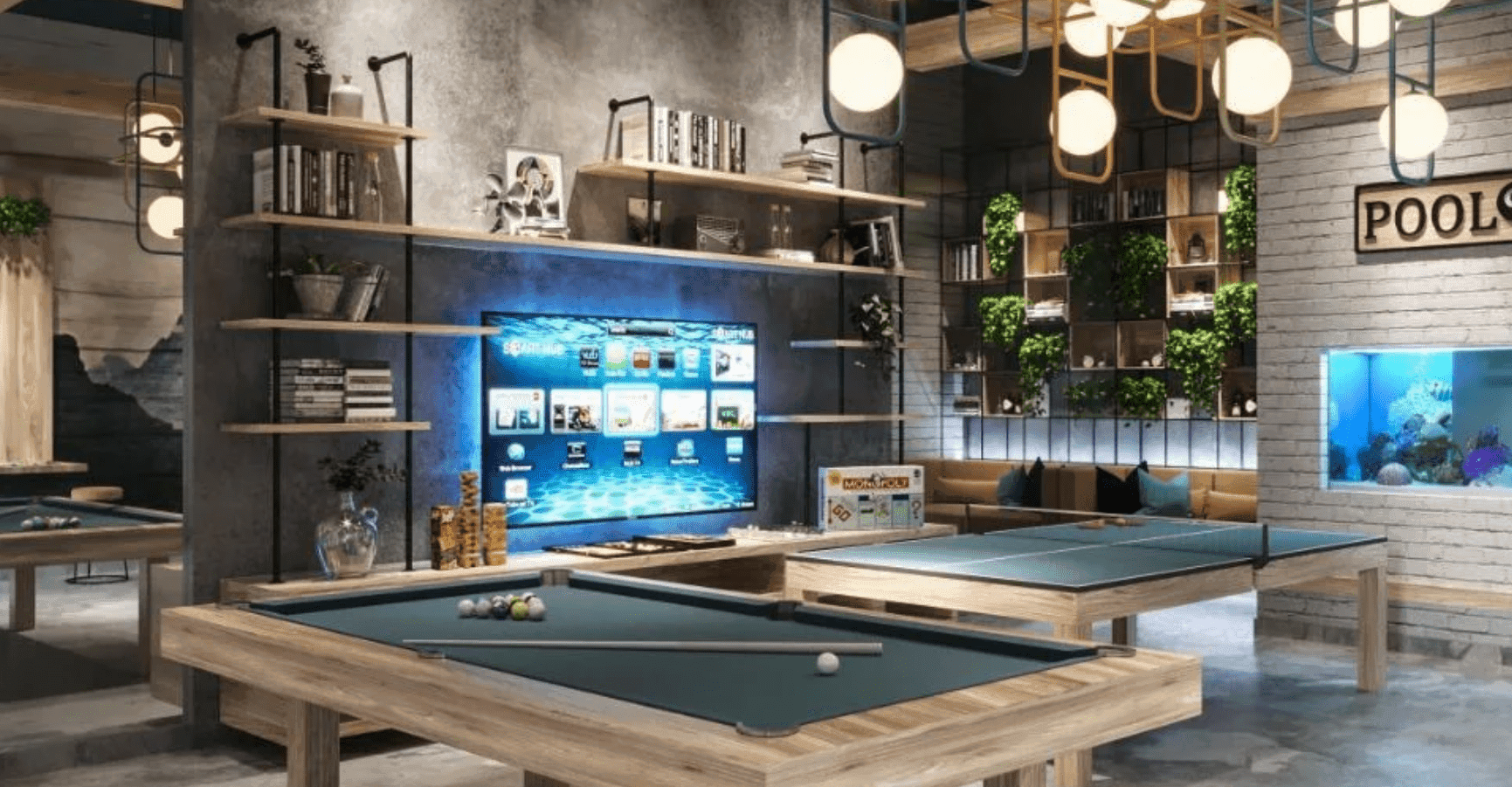 Q Gardens Aliya amenity Entertainment Game Room - JVC (Jumeirah Village Circle), Dubai - by AYS Developers
