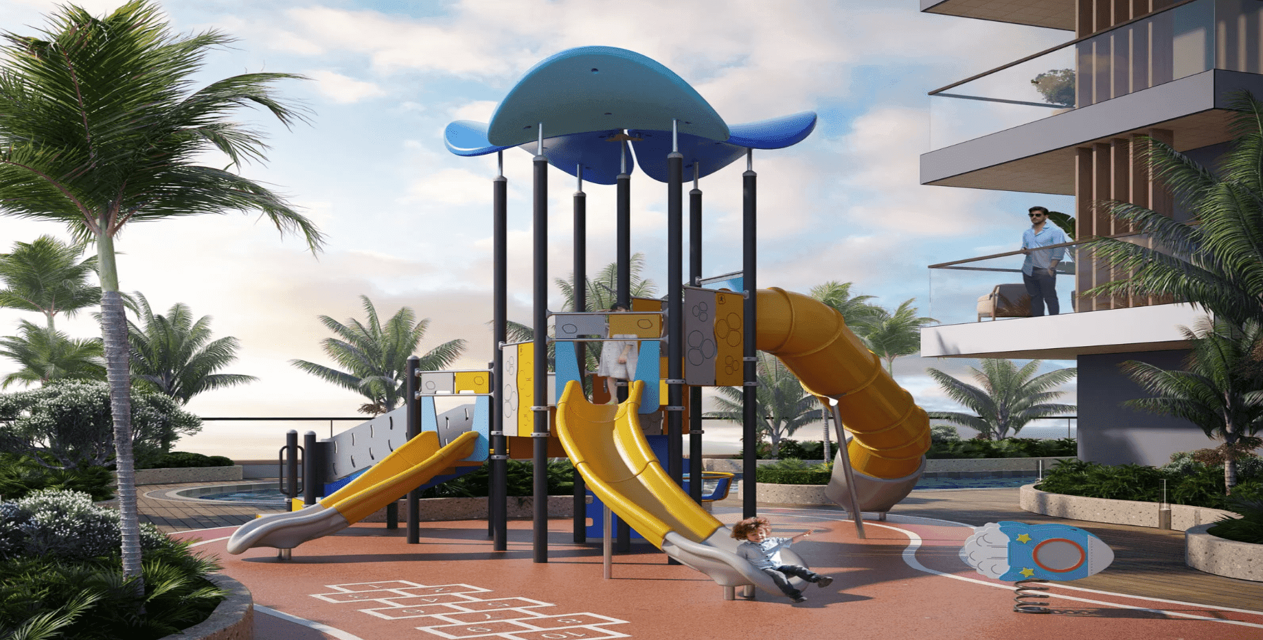 Q Gardens Aliya amenity Outdoor Kids Play Area - JVC (Jumeirah Village Circle), Dubai - by AYS Developers