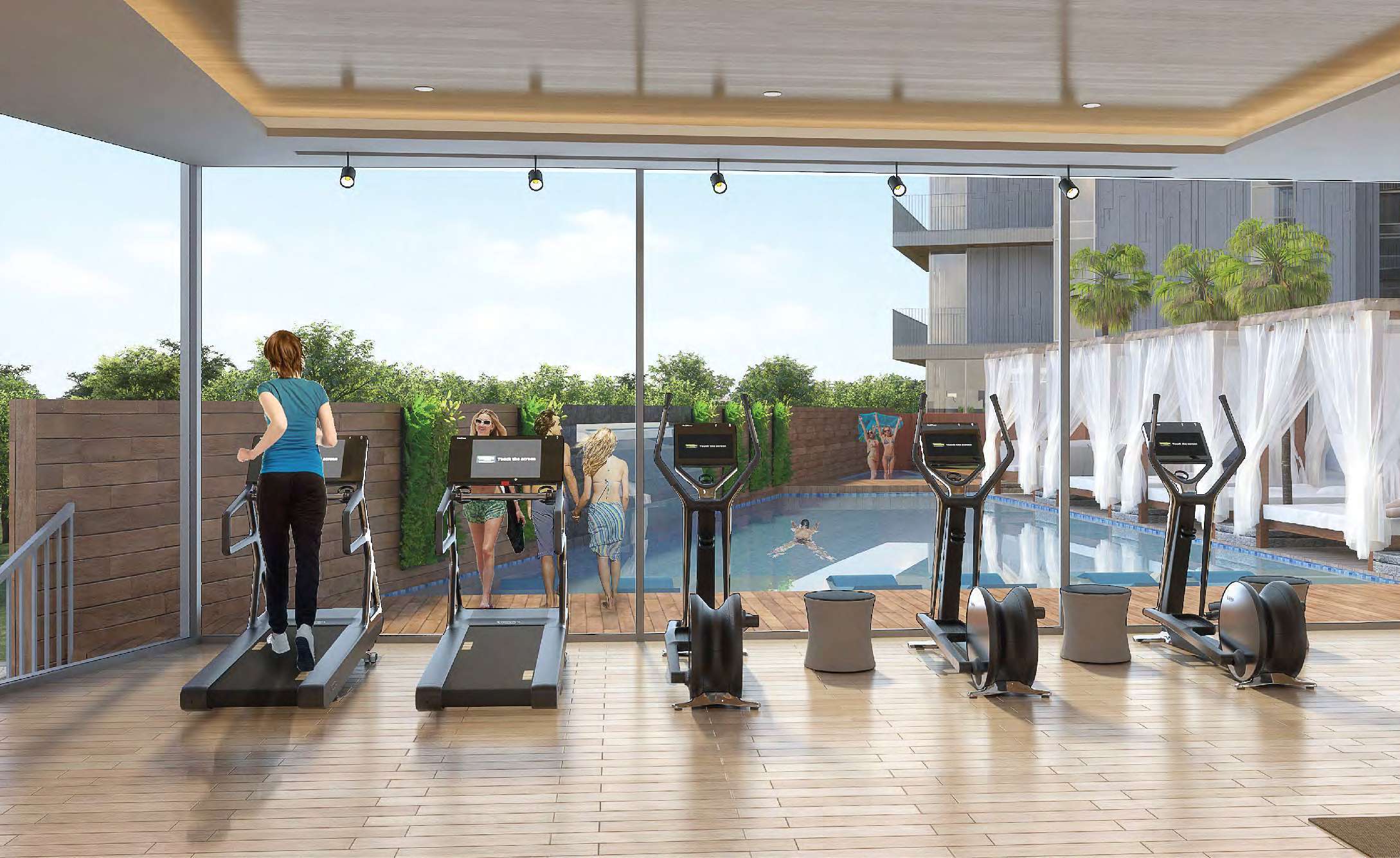 Q Gardens Boutique Residences amenity State-Of-The-Art Gym - Arjan, Dubai - by AYS Developers