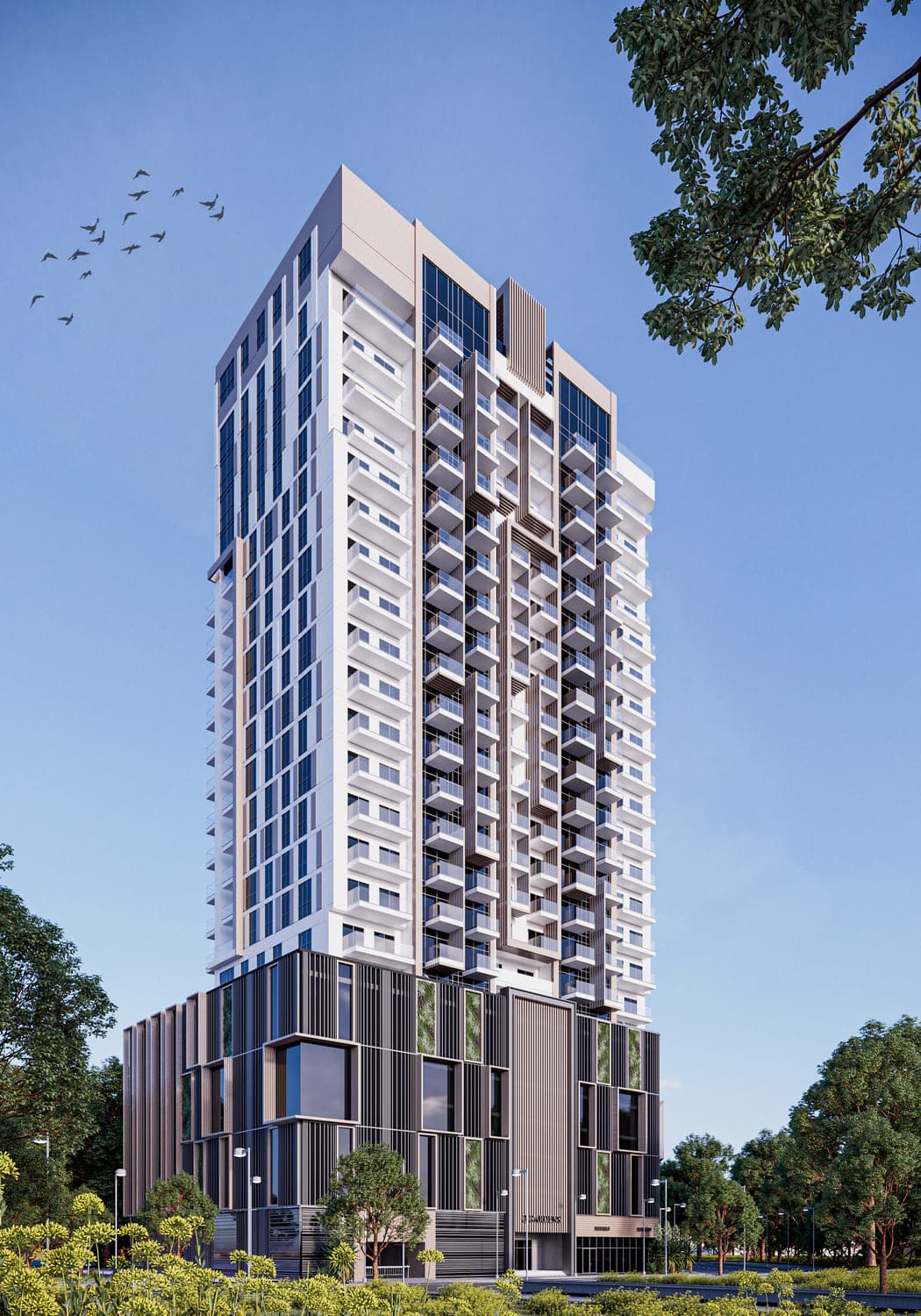 Q Gardens Loft 2 exterior view - JVC (Jumeirah Village Circle), Dubai - by AYS Developers