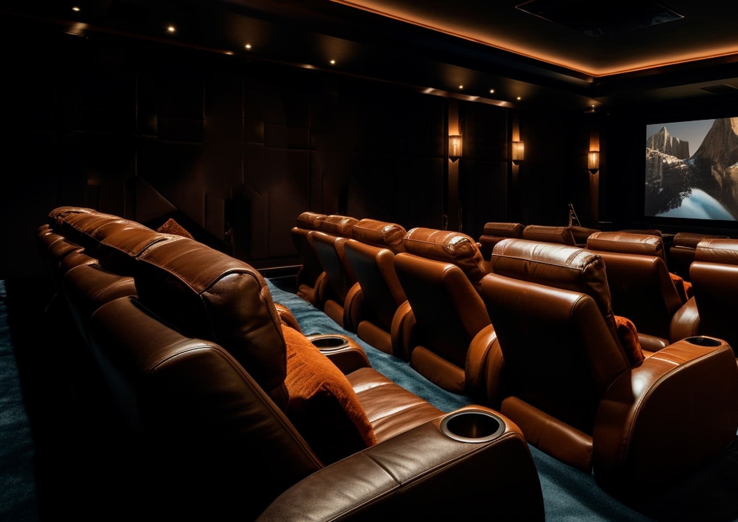 Quattro Del Mar amenity Cinema Auditorium - Mina Al Arab, Dubai - by RAK Properties
