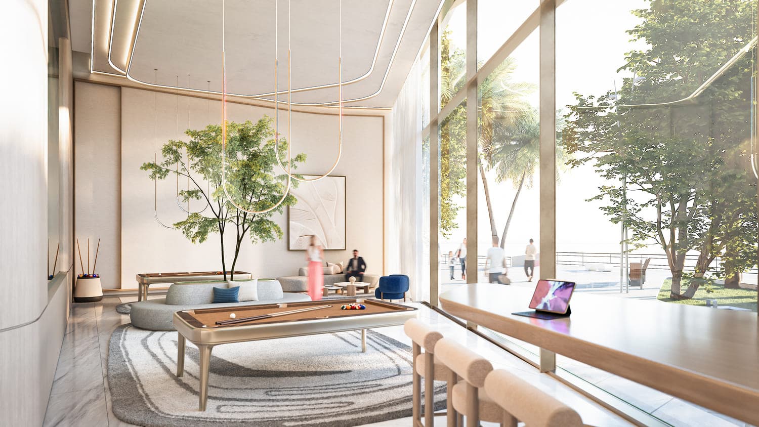Quattro Del Mar amenity Clubhouse - Mina Al Arab, Dubai - by RAK Properties
