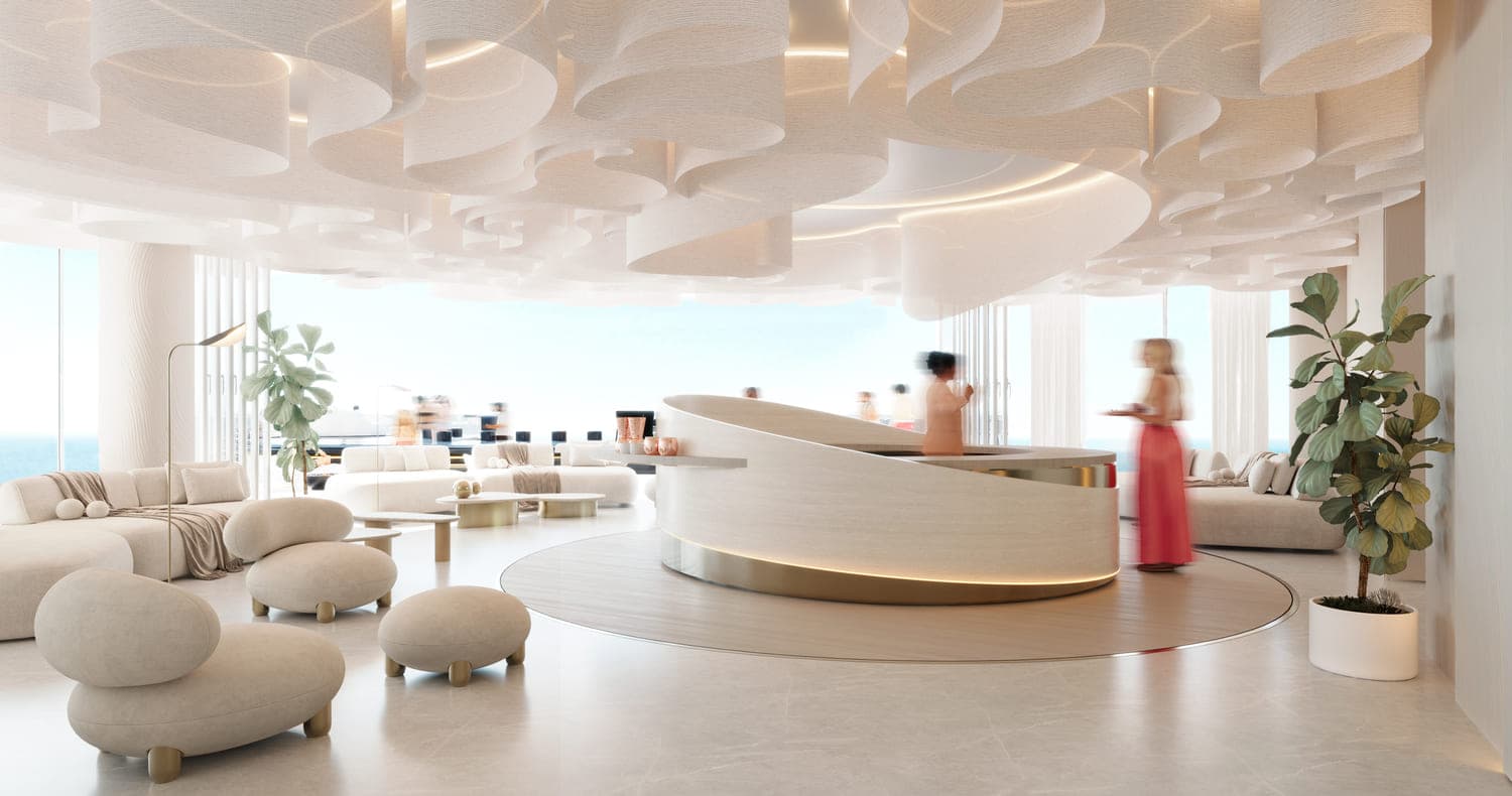 Quattro Del Mar amenity The Social Lounge in Mina Al Arab, Ras Al Khaimah, by RAK Properties